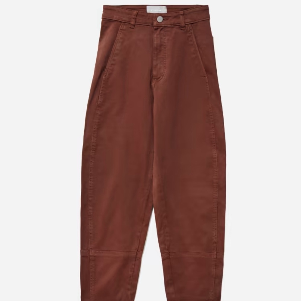 Everlane Organic Cotton lightweight Utility Barrel Jeans NWT size 4 Inseam 26.5